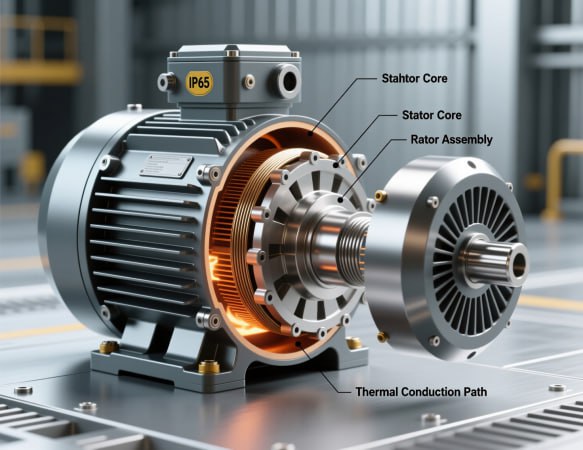 Технология изготовления индукторного электродвигателя с адаптацией к тяжелым условиям эксплуатации и меньшей себестоимостью производства